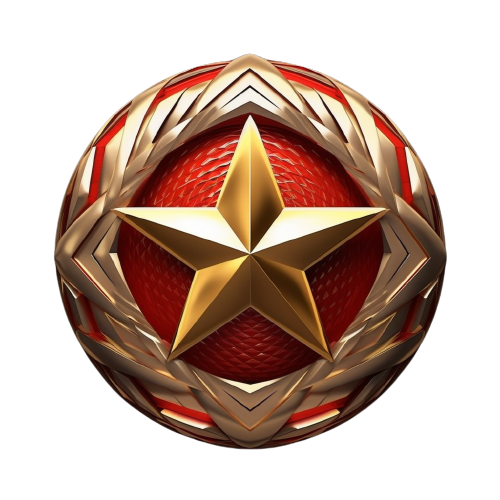 image d'une étoile aux couleurs de la chine