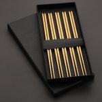 Baguette Chinoise Acier Couvert Asiatique