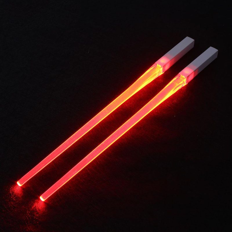 Baguette Chinoise Star Wars Avec LED Pour Les Aliments