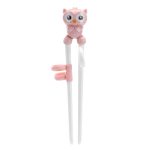 Baguettes Chinoises  d'Enfant Hibou Rose