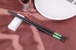 Baguettes Chinoises  en Jade Vert