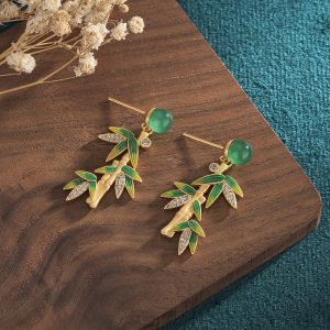 Boucles D'oreilles Bambou