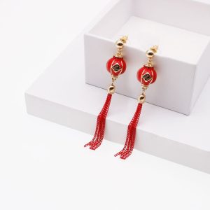 Boucles D'oreilles Boule Chinoise