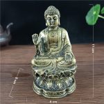 Bouddha Chinois Assis Statuette