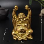 Bouddha Chinois Porte Bonheur Figurine