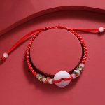 Bracelet Rouge Chinois Ajustable