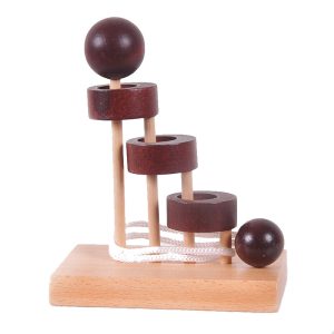 Casse-Tête Chinois En Bois Avec Corde