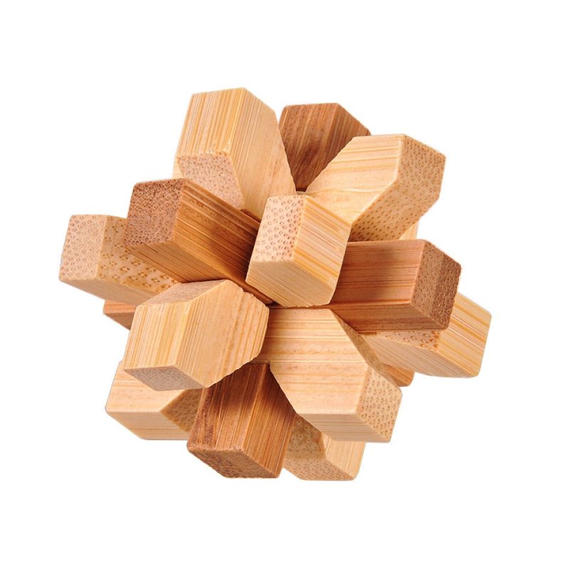 Casse Tête Chinois En Bois Étoile