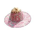 Chapeau Éventail Chinois Fleurie Pour Femme