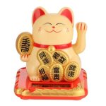 Chat Chinois Solaire Décoration Asiatique Articulée