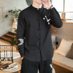 Chemise Chinoise Manches Longues Très Élégante