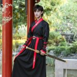 Hanfu Couple Noir Et Rouge