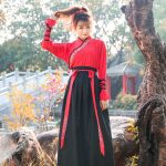 Hanfu Couple Avec Jupe Et Manches Longues