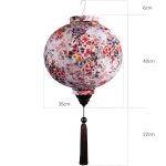 Lampion Chinois Fleur Oriental Luminaire