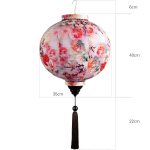 Lampion Chinois Fleur Lumineuse Compatible Avec Ampoule LED