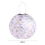 Lampion Chinois LED Soie Avec Impression