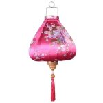 Lanterne Chinoise  en Soie Rose / 40cm