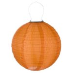 Lanterne Chinoise  Solaire Orange