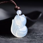 Pendentif Chinois Jade Blanc