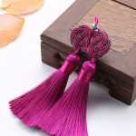 Pendentif Nœud Chinois Fuschia