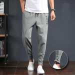 Pantalon Chinois Gris