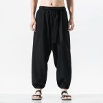 Pantalon Chinois Kung Fu noir