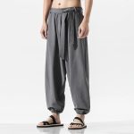 Pantalon Chinois Kung Fu gris