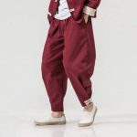 Pantalon Chinois Bordeaux