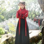 Hanfu Rouge et Noir