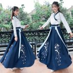 Hanfu Bleu Marine chinois