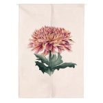 Rideaux Chinois Chrysanthème rose