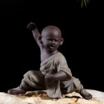 Statue Chinoise Moine Shaolin kung fu
