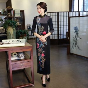 Robe Chinoise Néon