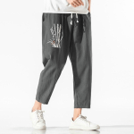 Pantalon Chinois Bambou gris