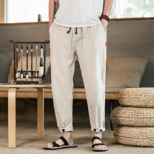 Pantalon Chinois Beige