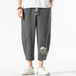 Pantalon Chinois Coton fleur