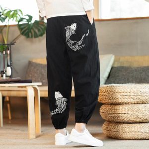 Pantalon Chinois Poissons