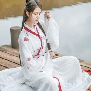 Hanfu Fleur Rouge kimono