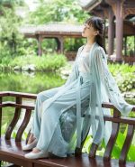 Hanfu Vert coton