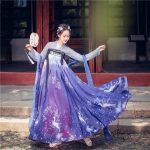 Hanfu Féerique bleu