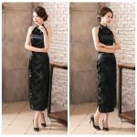 Robe Chinoise  Dos Nu Noire / 3XL