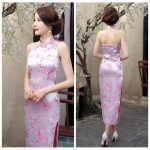 Robe Chinoise  Dos Nu Rose / 3XL