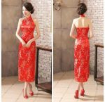 Robe Chinoise  Dos Nu Rouge / S