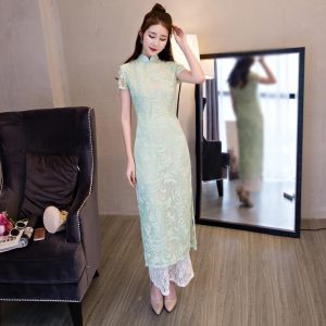 Robe Chinoise  en Dentelle S