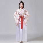 Robe Chinoise  Kimono Blanc / S