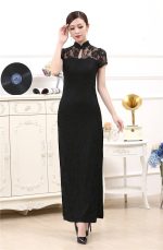 Robe Chinoise  Sexy Noir / M