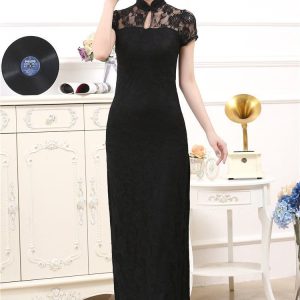 Robe Chinoise  Sexy Noir / M