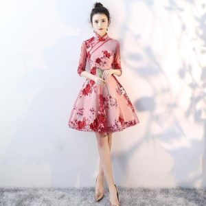 Robe Chinoise Printemps