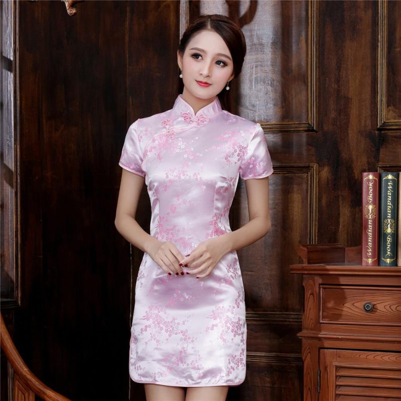 Robe Chinoise Rose