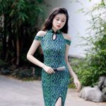 Robe Chinoise Verte